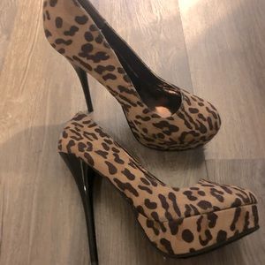 Leopard heels
